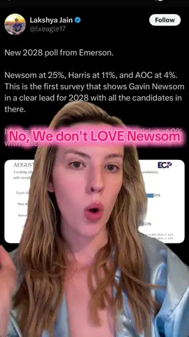 We don't want Newsom, we want his energy. 