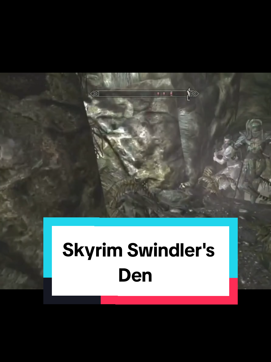 Clearing out Swindler's Den with Cicero and 2 dead thralls #skyrim #gaming #fyp #nostalgia 