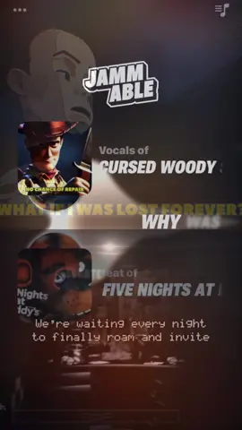 FNAF + Cursed Woody | Song: Five nights at freddys 1 by TheLivingTombstone | #fyp #calmdownwoody #jammable #FNAF #fivenightsatfreddys @Jammable 
