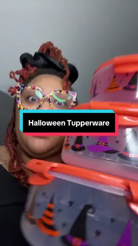 Fall / Halloween 🎃 decor even with the Tupperware QVC has limited stop and the sale is insane. #Tupperware #HalloweenDecor 