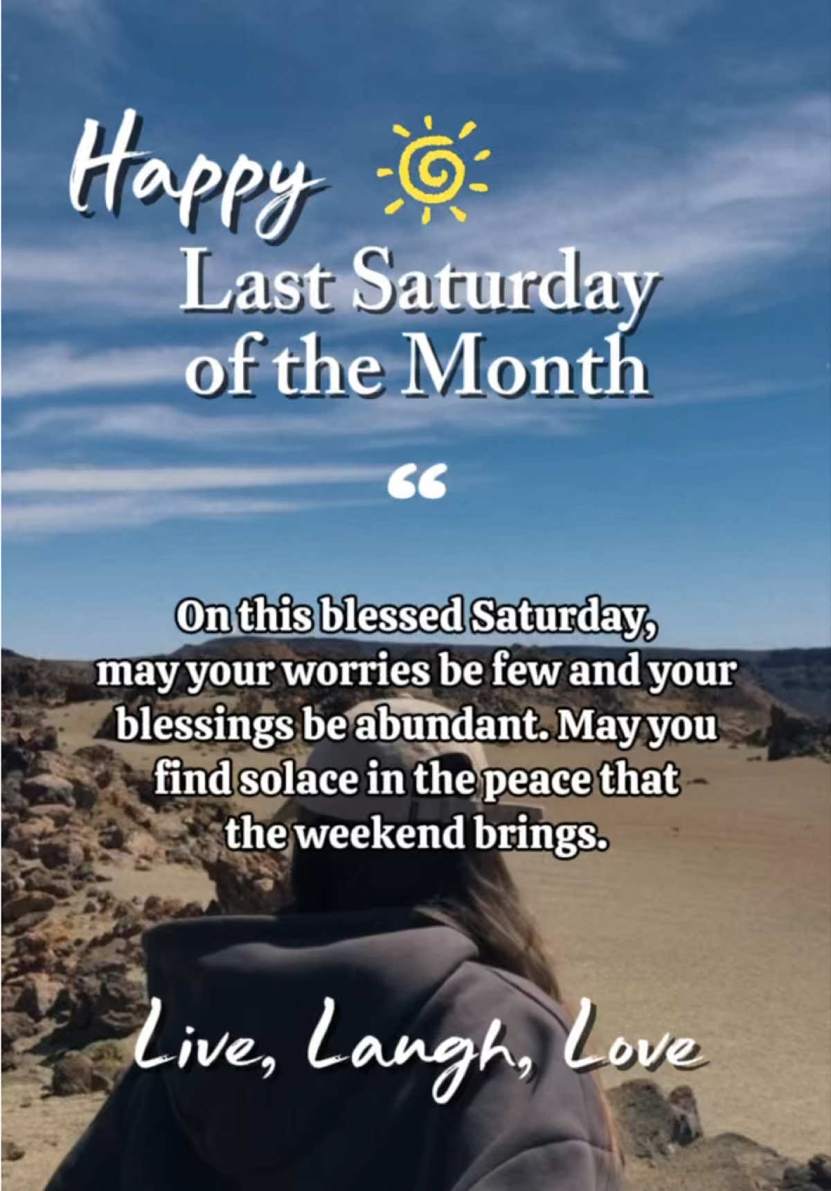 Happy Last Saturday of the month august 30, 2025 #CapCut #saturday #quotes #weekend #goodmorning 