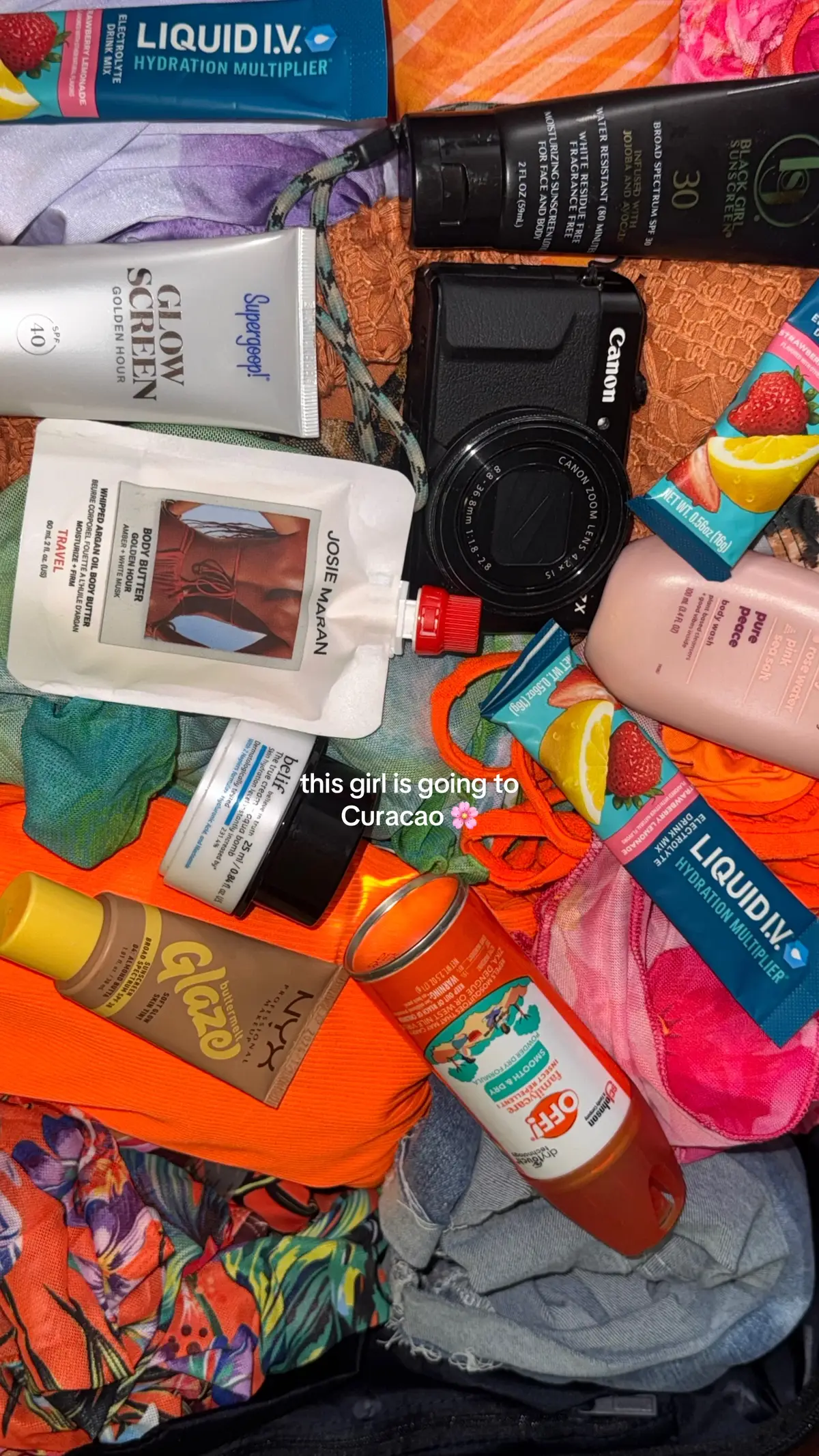 packing is so refreshing 🌸 #curacao  