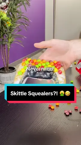 Skittle Squealers?! 🤣🤮 #gaming #fyp #gamingmemes #customcontroller #controllermod 