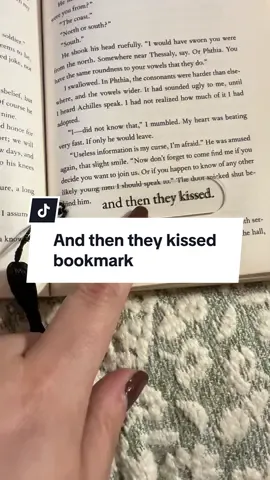 And then they kissed bookmark #BookTok #bookish #bookmark 