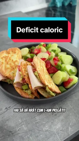 Ce mananc intr-o zi pentru a fi in deficit caloric 🍽️ #deficitcaloric #micdejun #proteine #cottage #dieta 