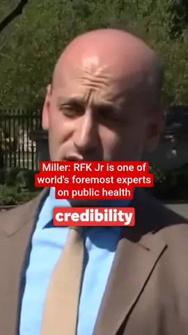 White House Deputy Chief of Staff Stephen Miller said HHS Secretary Robert F Kennedy Jr, who has no medical background, is 