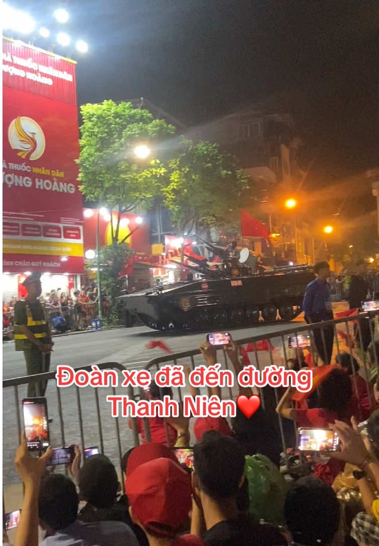 Đoàn xe tại đường Thanh Niên #xuhuong #vietnam #yeuvietnam #viral 