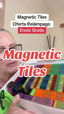 El regalo perfecto para los pequeños de casa , aprenden jugando #magnetictiles #giftforkids #giftideas #recomendacionesana 