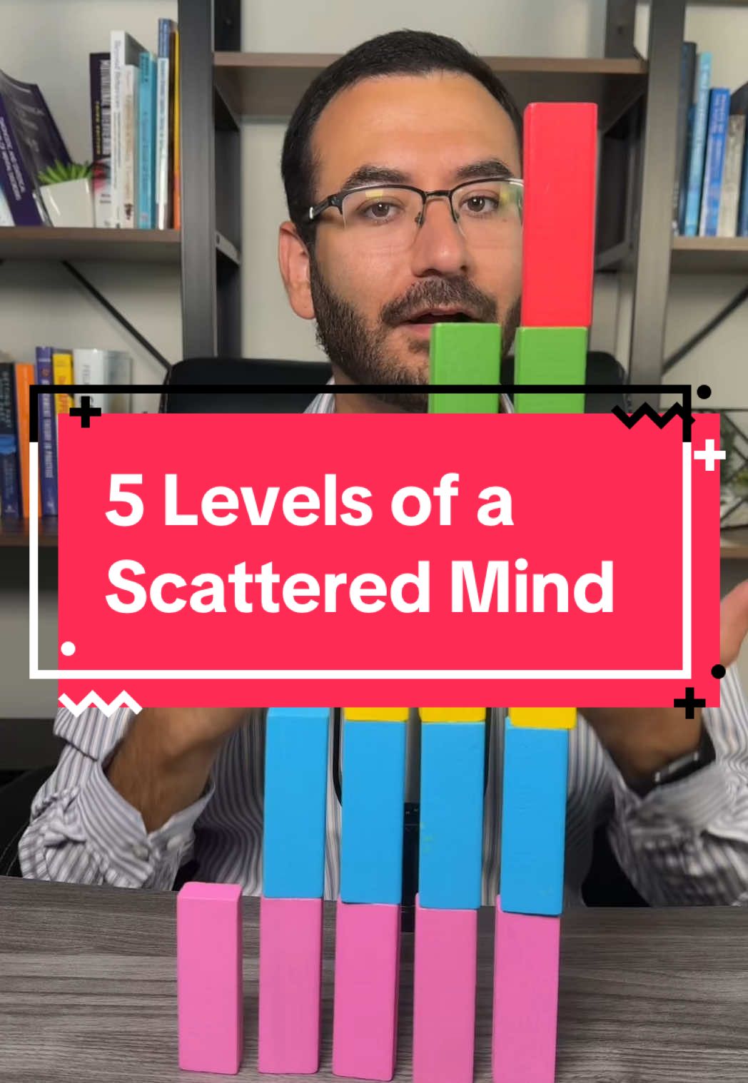 Ever feel like your mind is all over the place? These are the 5 levels of a scattering mind. #executivedysfuntion #adhd #adhdbrain #adhdproblems #adhdawareness 