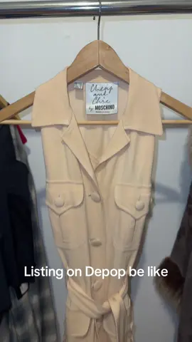 Cheap and Chic Moschino is available to purchase on my Depop:mosse    So cute and in perfect condition 💝🍑
