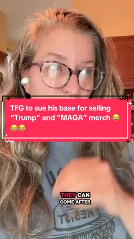 I am screaming! This is absolutely hilarious and beyond hysterical. #tfg is going to sue everyone who #sold #maga #merch that wasn’t purchased from trump for up to $2,000,000 #tiktokscenestealercontest 