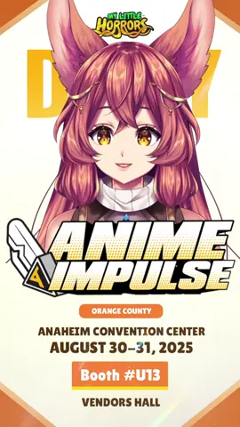 @Selia 🪶 【AKA Virtual】 We will be at Anime Impulse selling My Little Horrors merchandise 💗🐙 #mylittlehorrors #animeimpulse #anime #reels #cardgame