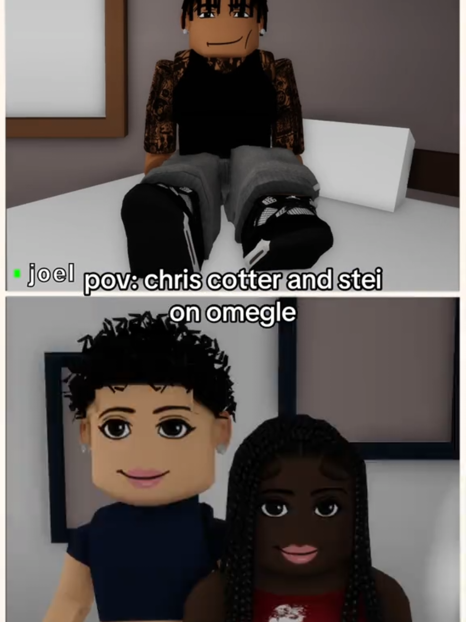 i need more of their omegle videos 😭 #robloxflop #floptok #steyeuh #chriscotter #stei @chris 💋 @stei @turnip 