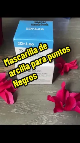 Dr. Leo 3 en 1 #mascarilla de #arcilla 100 g - #desintoxicación profunda de poros para piel sensible, cuidado del #acné , eliminación de puntos negros y control de grasa
