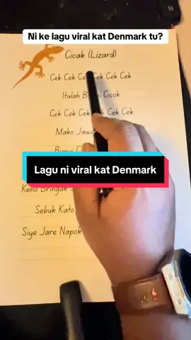 Ni ke lagu yang viral kat Denmark tu? CICAK by Cikgu Naim. Cikgu Naim ni meninggal pada tahun 2007. Sama2 kita doakan agar rohnya dicucuri rahmat..Al-fatihah #cicak #denmark #lagucicak #cicaksong #lizardsong 