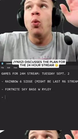 Jynxzi Discusses The Plan For The 24 Hour Stream 🤔 #jynxzi #jynxziclips #jynxzirage #junko #fyp 