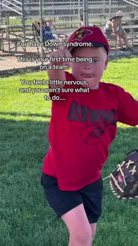 He was so excited to be on his first team this year. All he wants to do is join when he watches his cousins games. So I enrolled him in t-ball and the first day he was pretty nervous, but after looking at the fence line and seeing his little brother cheering for him, he got all the confidence knowing someone looked up to him the way he did with his cousins.