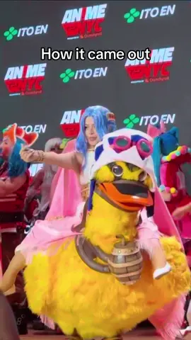 Im so glad I challenged myself with this 🥹 i wanna see just how far I can take it!! Thanks to nerdy for capturing the second clip! 🤣 #animenyc #onepiece #crunchyroll #vivinefertari #howitstarted @Anime NYC 