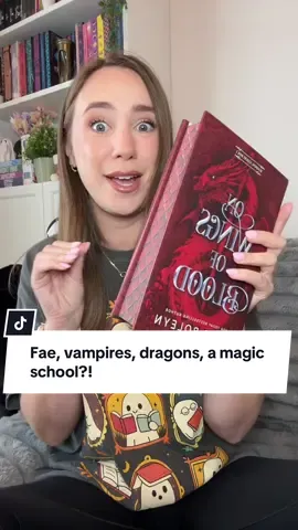 Replying to @bookish.ellie17 I don’t think I can think of more elements that need to be included in a perfect romantasy book! Fae, vampires, dragons, a magic school with a castle?! And a little bit of spicy romance, perfection 🤌🏻 #BriarBoleyn  #OnWingsOfBlood #DeluxeEdition #SprayedEdges #BookRecs  