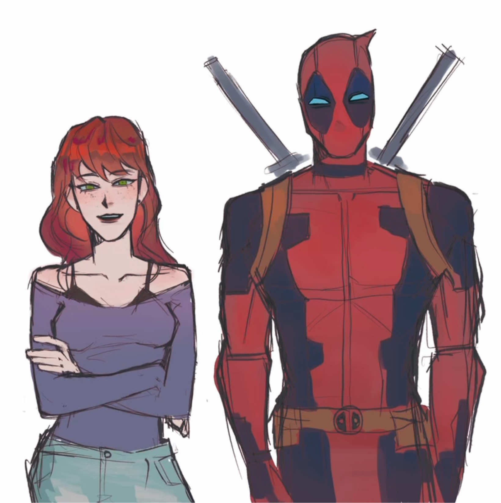 Bacon avacado?..  #spideypool #spiderman #maryjanewatson #deadpool #marvel 