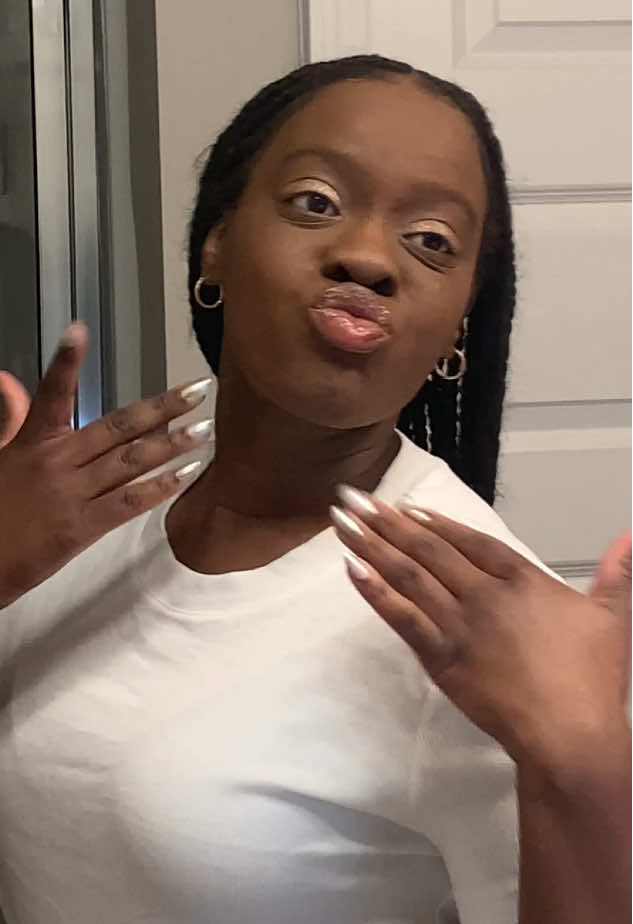I don’t know why but Friday makeup posts just hit for me. 🤭 Here’s the look that crossed 1k views on IG! Was it the braids, the face card, the aura… or all of the above? Glad I finished my 4 page paper today! #collegegal  🥂🤏🏾💄 @LYS Beauty Skin Tint Stick DN5 @Black Radiance Liquid Foundation 8427, Setting Powder Cocoa Kisses 803, Finishing Powder 9203 @milkmakeup Matte Setting Spray @Temu Purple Mini Fan & Purple Triangle Sponges @BLK OPL Concealer Sandy Brandy & Fine O Clock Blush @bareMinerals Concealer Medium Deep 450 Warm, Bare Minerals Brush & Powder Foundation Medium Deep 40 Cool,  @Maybelline NY Velvety Black Eyebrow Pencil @Kulfi Beauty Sitara Sprakle & Sona Sona @essence.cosmetics Pink Flush Blush @Glamzonbeauty Lip Glosses friday makeup look, makeup friday vibes, beauty creator content, face card never declines, braided hairstyle makeup, glowy makeup aesthetic, aura check, black girl beauty, makeup views on instagram, beauty content creator, weekend makeup inspo, flawless face makeup, braid and makeup combo, digital creator beauty, friday glam look