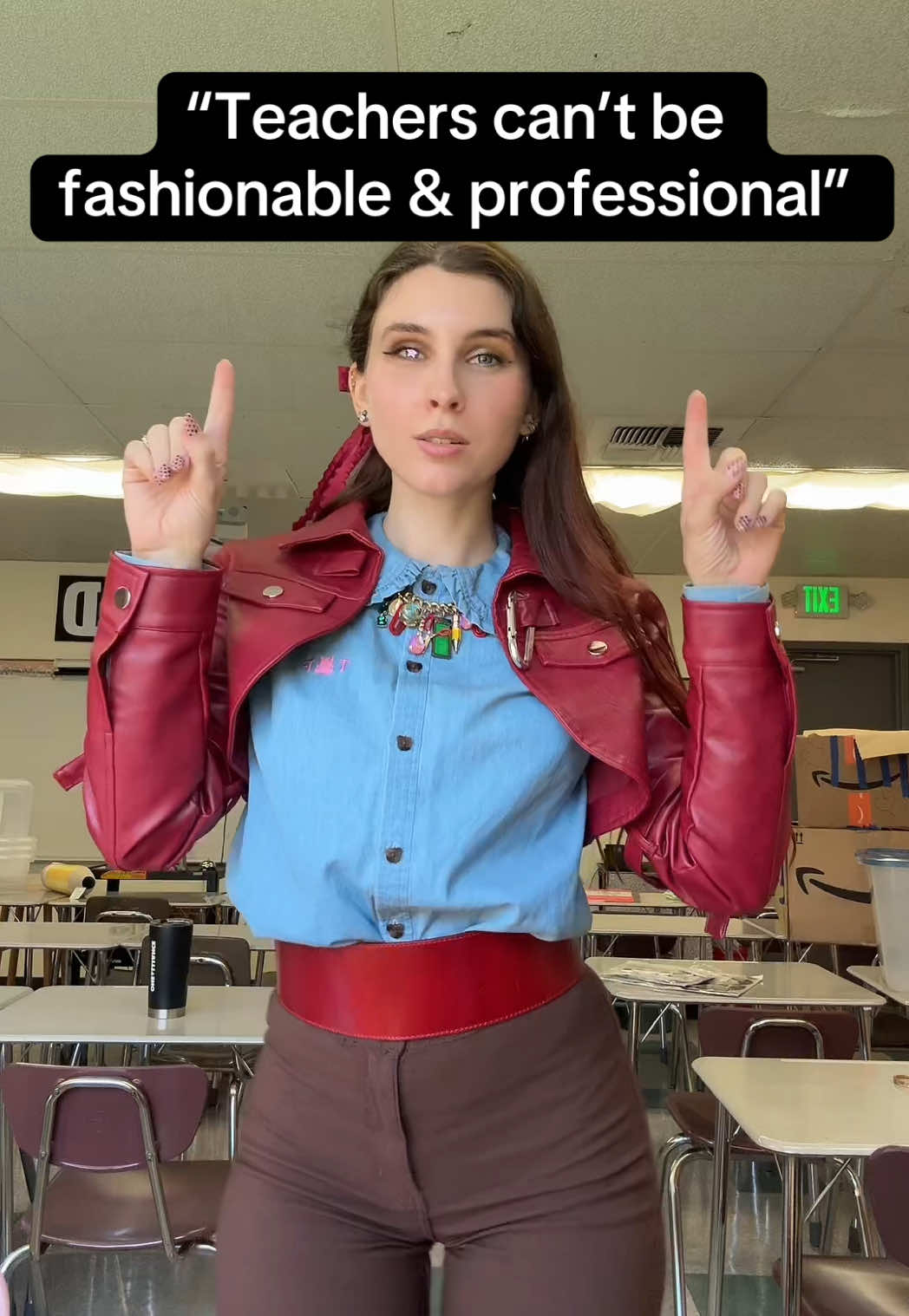 YES you can be fashionable and professional. Lemme show you w/ a month of #teacherootd 🫶#outfitinspo #fashion 