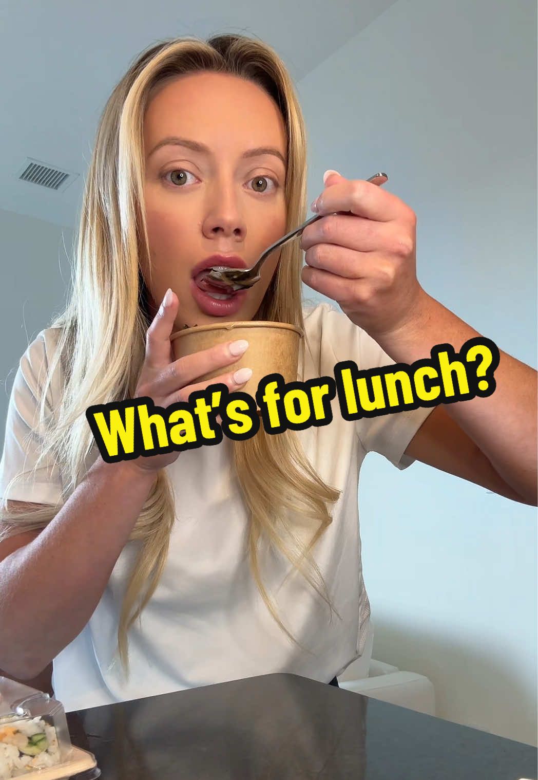 I like watching people eat food on this app so here is me eating food 🤣 #sushi #mukbang #snacks #food 