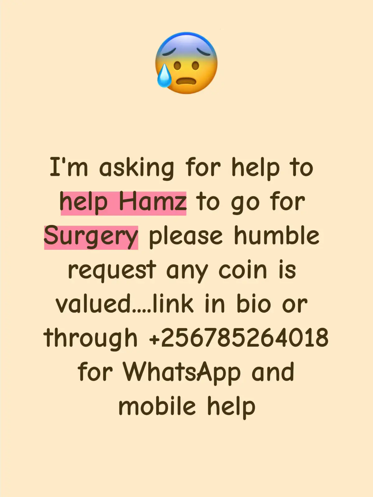 #tiktokhelptopushHamza #Help #Surgary #children #singlemother 