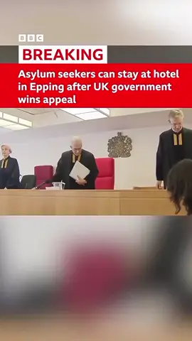 Asylum seekers can remain at a hotel in Epping, Essex, after the government wins its Court of Appeal case. #Epping #TheBellHotel #Government #England #AsylumSeekers 