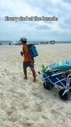A dads job is never done #dad #beach #familybeachday #beachday #beachwagon 