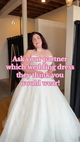 How well does your partner know you? Send this to them to see if they guess your dream wedding dress! 🤍 Let us know your favorite wedding dress in the comments! Dresses available at Bon Bon Belle - Burlington  #Weddingdressshopping #bonbonbelle #weddingdressinspo #2027bride #weddingdress wedding dress inspiration, 2027 wedding dresses, pick a wedding dress