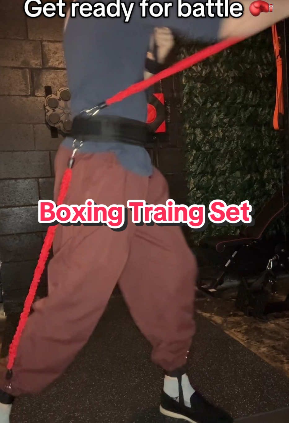 Yooo boxing or martial arts is pretty interesting with this set ngl  #boxing🥊 #homeworkout #gymaccessories #training #tiktokshop 