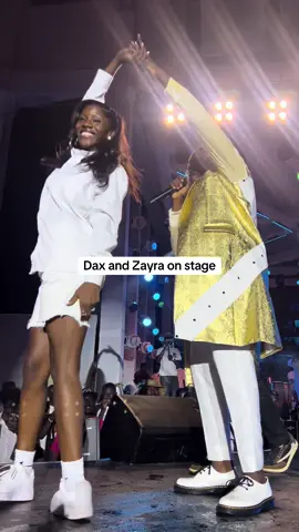 Dax and zayra on stage