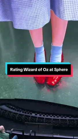 The Wizard of Oz World Premiere at the Sphere on 8/28/25. Rating the most iconic moments of this brand new Las Vegas show experience. #vegas #lasvegas #vegasstarfish #wizardofoz #sphere 