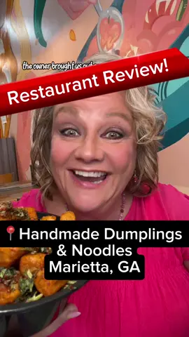 Handmade Dumplings & Noodles in Marietta is the real deal 🍜🥟 We tried hot & sour soup, chicken & corn dumplings, Grandma noodles with braised pork, plus dry-fried green beans & eggplant—and every bite was 🔥 Generous portions, fresh flavors, and you can watch them hand-pull the noodles right in front of you! #atlantaeats #hiddengems #Marietta #foodietok #dumplings  @mailman rob 