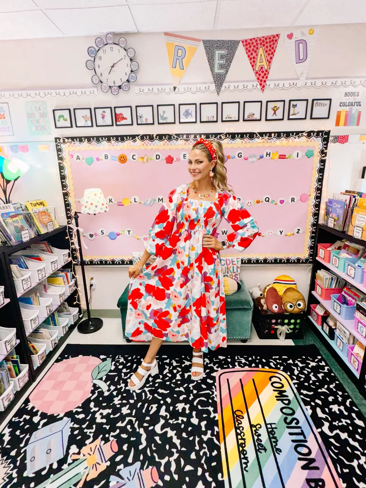 I have the SWEETEST group of firsties! It’s going to be a FABULOUS year 💖 🫶🏻I’ll link what I can on LTK! #teachersofinstagram #teacherstyle #outfits #teacher #firstgrade  
