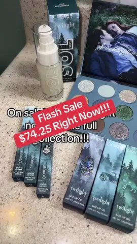 Huge sale right now with the full twilight collection, grab yours today while the sale lasts!! #twilight #tiktokshop #fyp #flashsale #colourpop @ColourPop Cosmetics