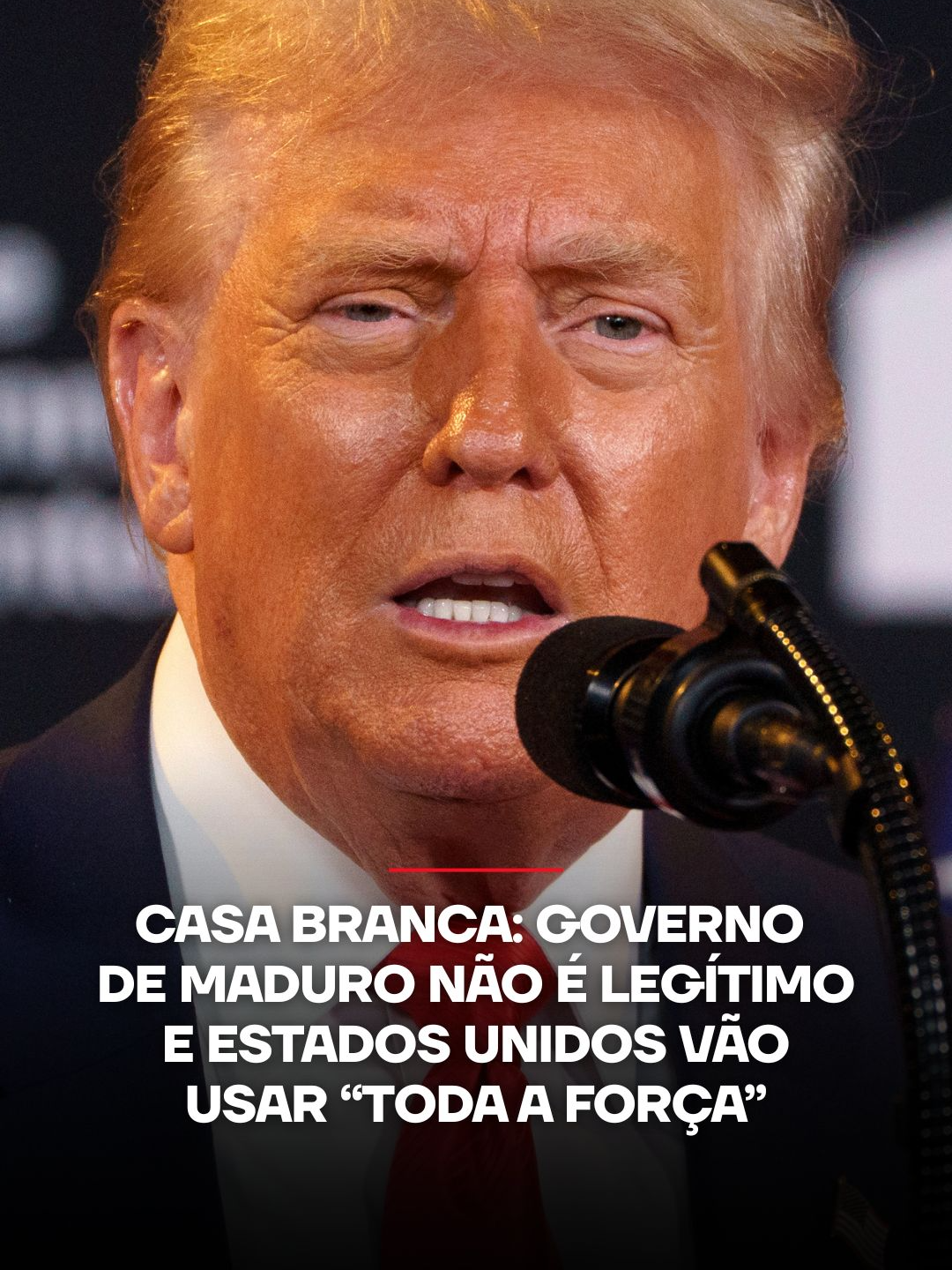 A Casa Branca afirmou que Nicolás Maduro não é o governo legítimo da Venezuela e que os Estados Unidos poderão usar 