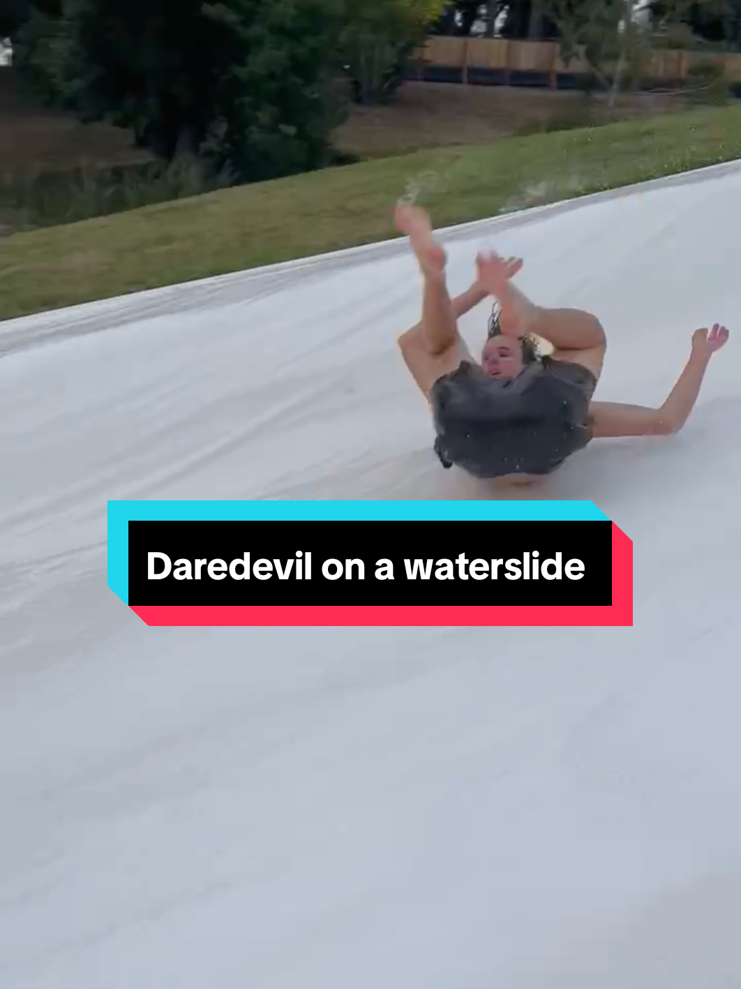 Waterslide Adventures!!! #trendingsound #funny #trending #creatorpilotprogram #waterslide 