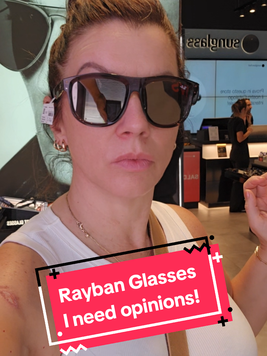 I'm contemplating buying these Ray-Ban sunglasses. I would love your opinions on the 