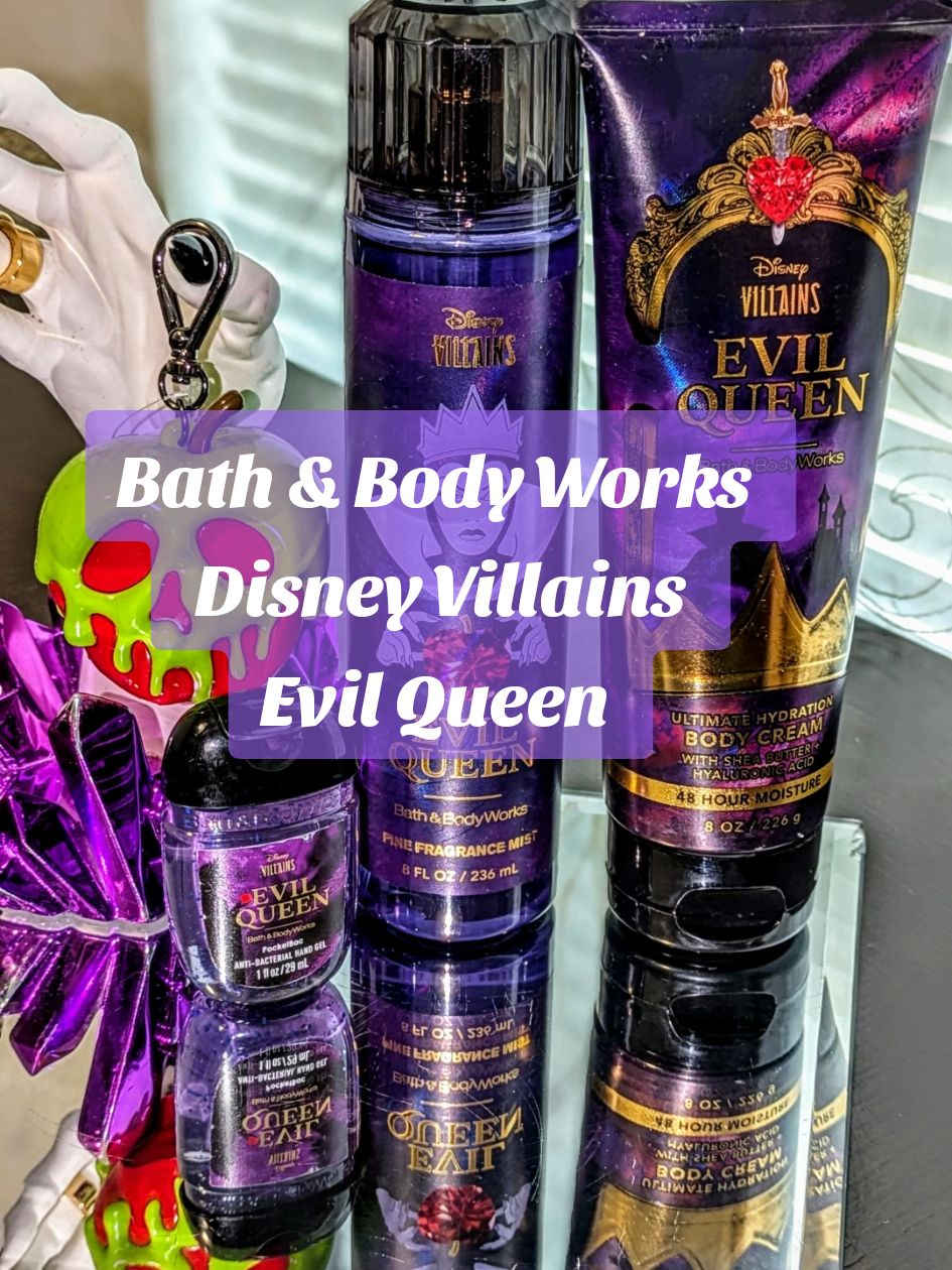 👑NEW! Disney Villains Evil Queen full review coming up soon on YouTube Keke's Scented Lounge @Bath & Body Works  #disney #disneyvillains #bathandbodyworks #fragrance #kekescentedlounge 