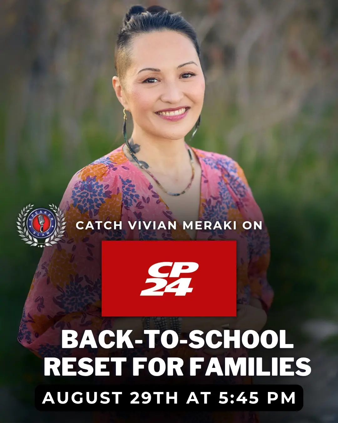 I'll be live on CP24 today at 5:45pm! I'll be talking about the Back to School Reset for Families with Leena Latafat and Melissa Duggan.  Simple ways to steady mornings and make after school easier. Tune in! #BackToSchool #Parenting #CP24 #Toronto #UnshakableParenting