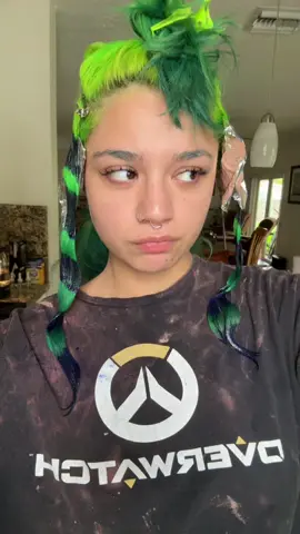 I love Adela #adeila #hairtransformation #transition #greenhair