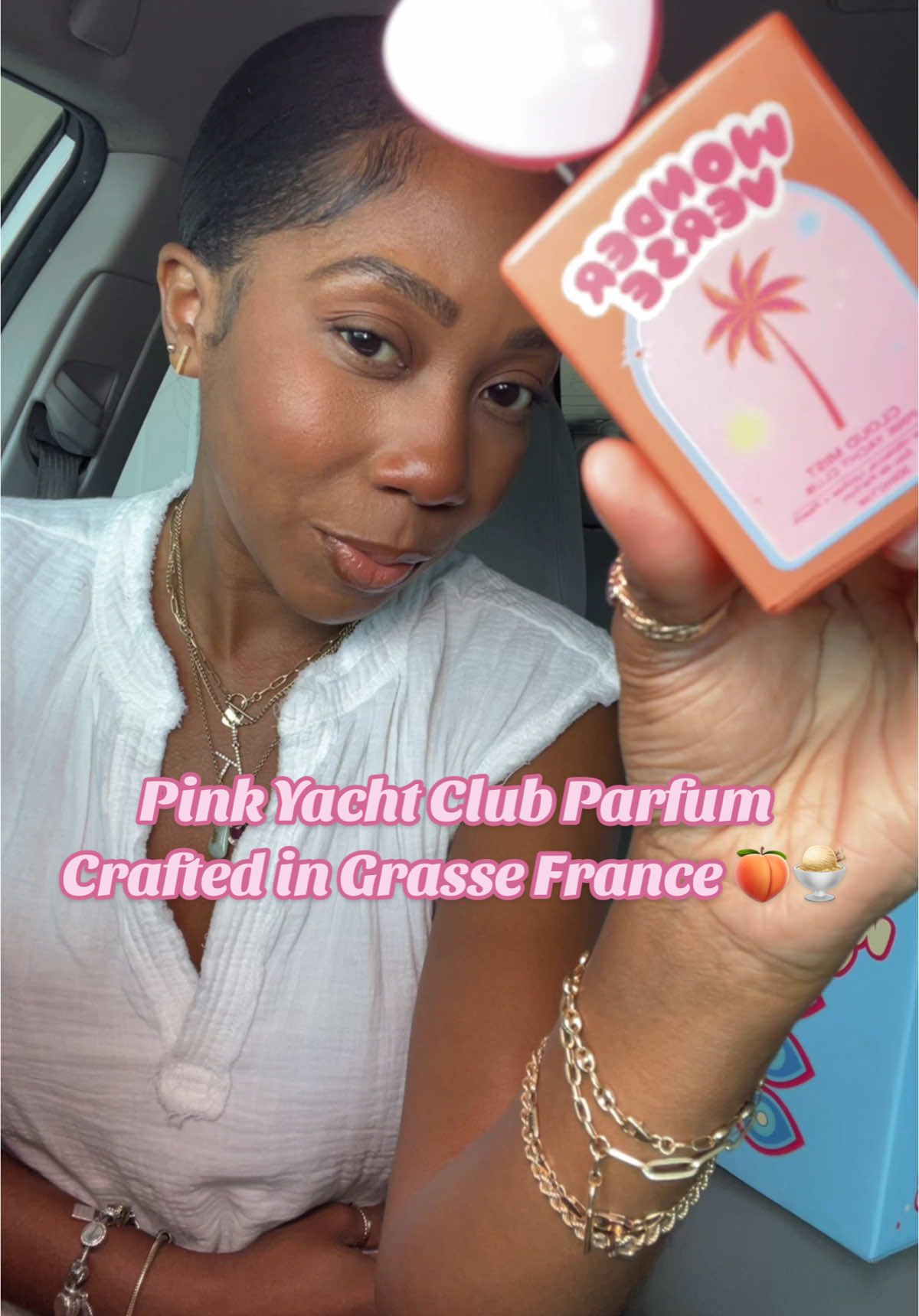 Pink Yacht Club | Crafted in Grasse France by a 7th generation perfumer!  Notes: Peach, Pear, Lychee, Hibiscus, Vanilla, Musk & Iris Butter.  The dry down is beautiful and it’s long lasting 🍑🍐🌺 @TheWonderverse  #perfumetok #pinkyachtclub #pinkyacht #fragrancetok #vanillaperfume #vanillagirlaesthetic #vanillagirl #newfragrance #sweetperfume #fruityperfume #turah21 