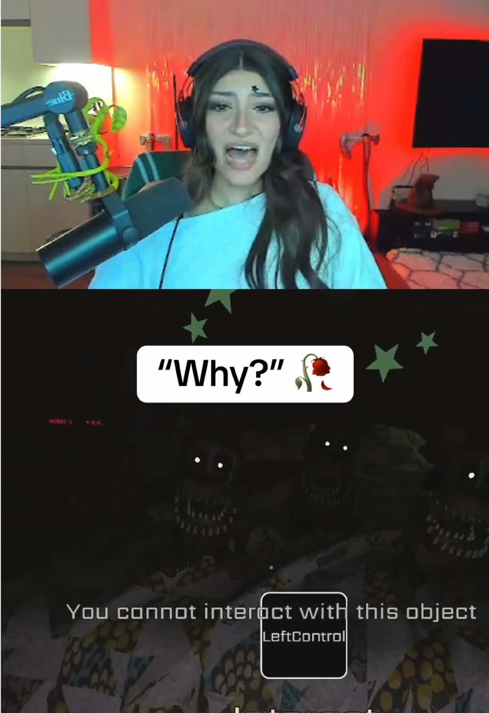 As if i didn’t tell him 10 times why | Twitch-Marii | #foryoupage #robloxhorror #fivenightsatfreddys #jumpscare #horrorgame 