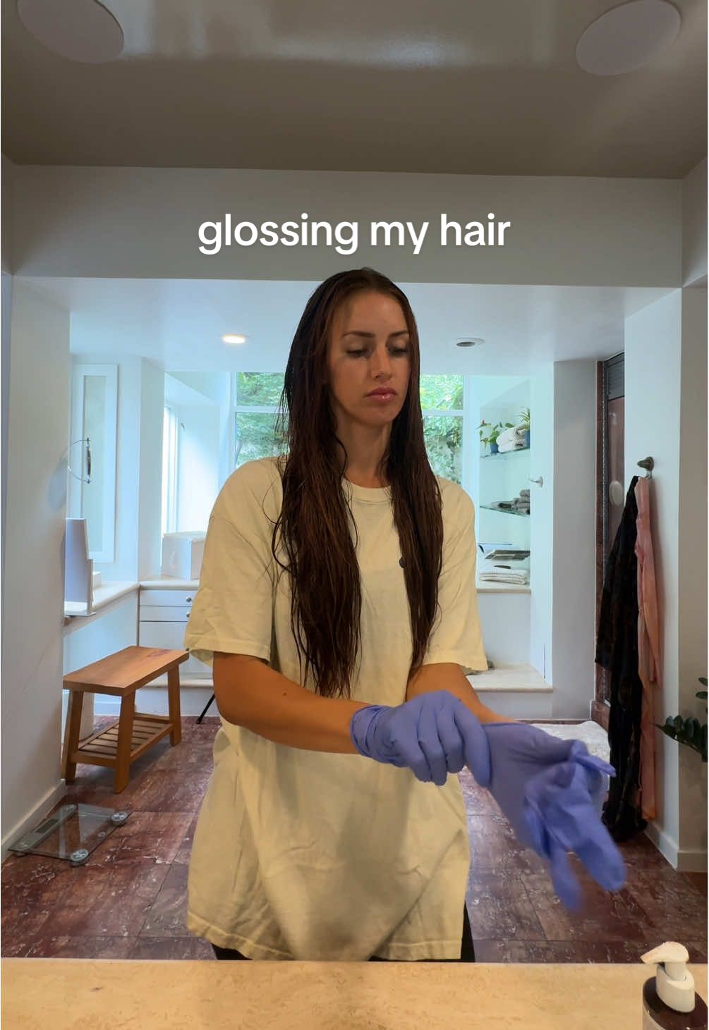 Why did I not know about hair glossing at home?? #hairgloss #hair #auburnhair #hairtransformation #hairdye 