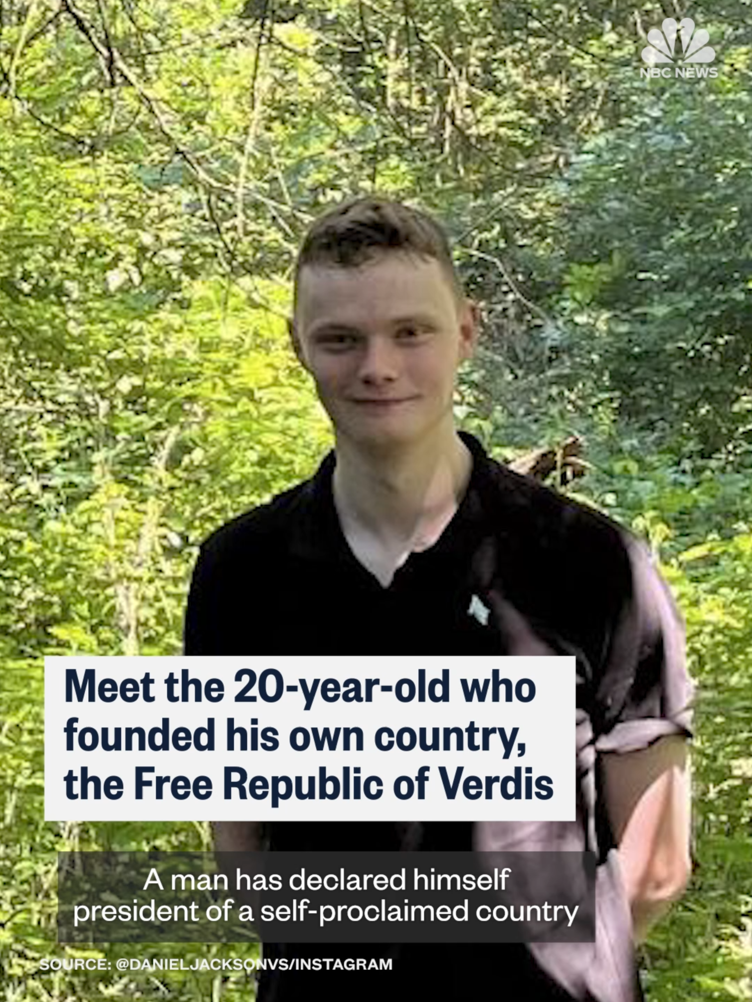 Daniel Jackson is working to make his dream of starting his own country a reality. He's trying to establish the 