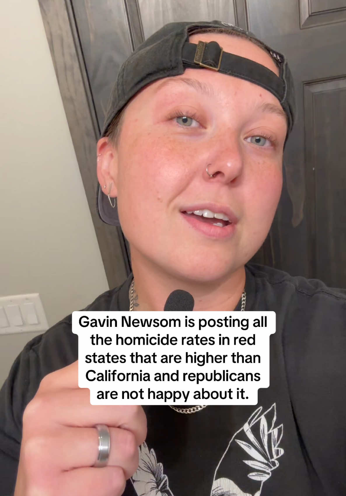 Gavin Newsom is posting all the homicide rates in red states that are higher than California and republicans are not happy about it. #trump #republicans 
