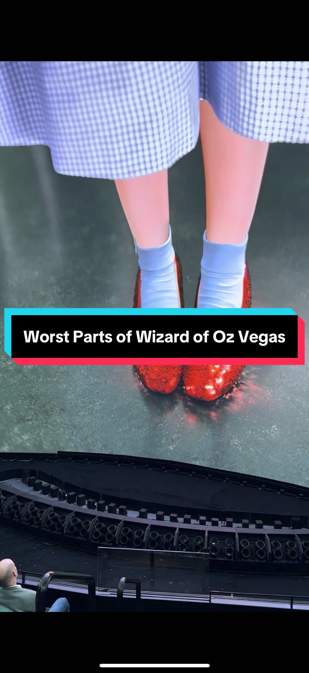 Here are the worst parts of the New Wizard of Oz show experience at Sphere Las Vegas. Though overall this is a fantastic version of a classic film, I wanted to give an honest review showcasing the good & the bad. #vegas #lasvegas #vegasstarfish #wizardofoz #sphere 