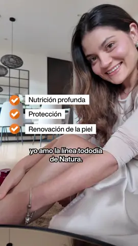 🧴 Guarda este video para recordar hidratar tu piel todos los días.✨ #NaturaTododia